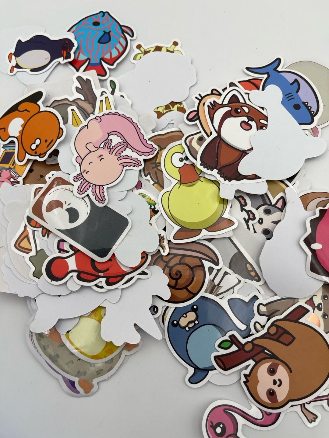 Cute Cartoon Animal Assorted Waterproof Vinyl Stickers Pack 2