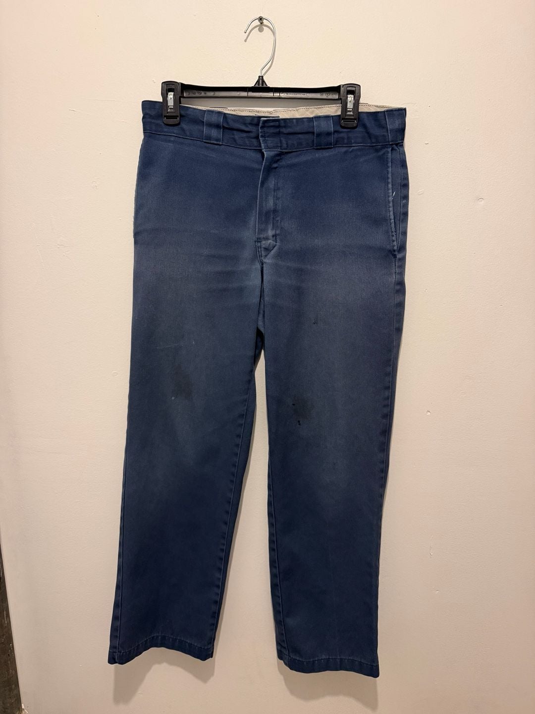 Dickies Work Pants Blue Faded Workwear Trousers 2