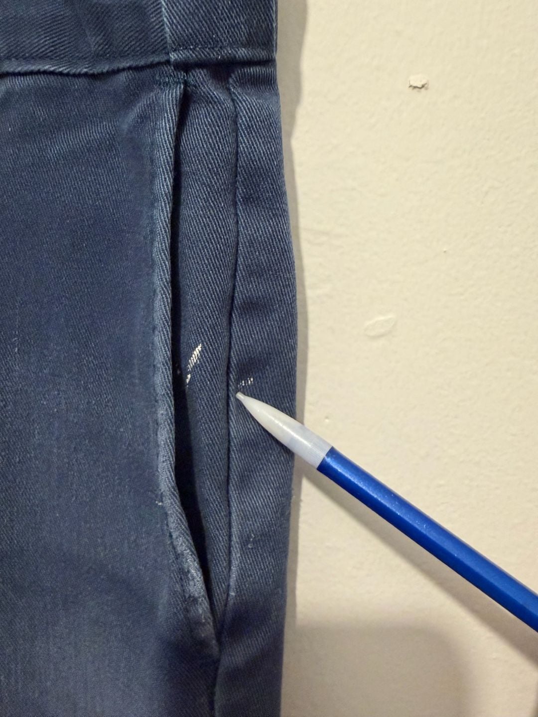 Dickies Work Pants Blue Faded Workwear Trousers 4