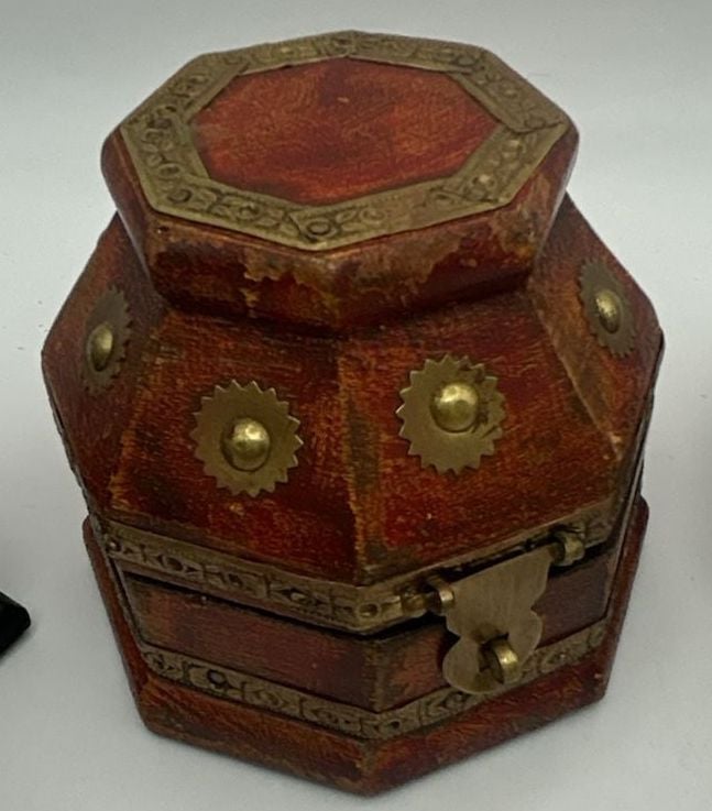 Vintage Wooden Trinket and Jewelry Boxes Set of 3 7