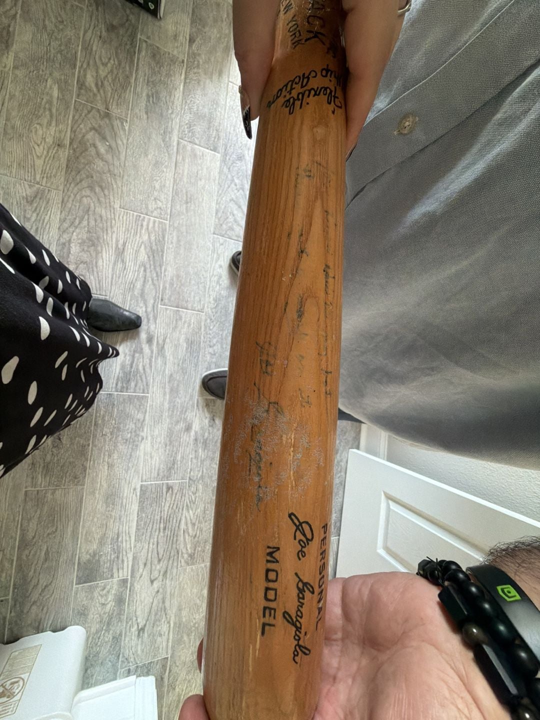 Adirondack 302 Joe Garagiola Personal Model Northern White Ash Baseball Bat 6