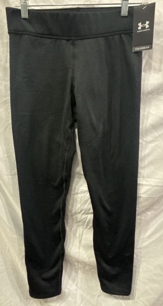 Under Armour ColdGear Women's Black Textured Leggings Size S New with Tags 2