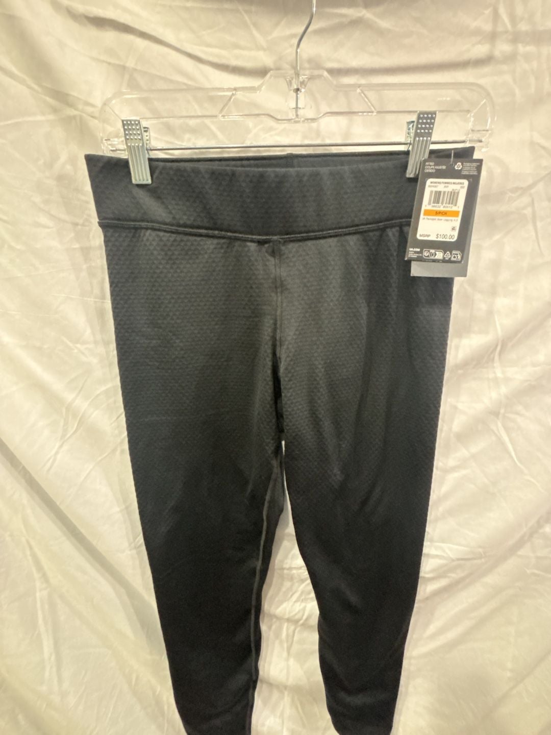 Under Armour ColdGear Women's Black Textured Leggings Size S New with Tags 4