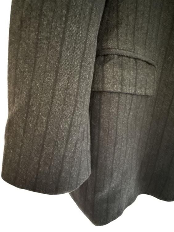 Ermenegildo Zegna Richards Greenwich Blazer 52L 42L Wool Angora Gray Sport Coat 5