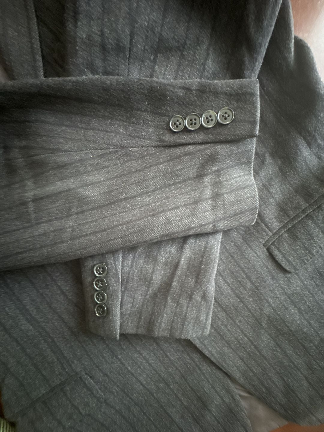 Ermenegildo Zegna Richards Greenwich Blazer 52L 42L Wool Angora Gray Sport Coat 20