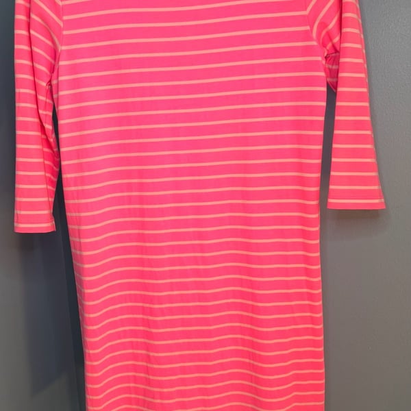 vineyard vines Striped Pima Cotton Boatneck Dress Size XL