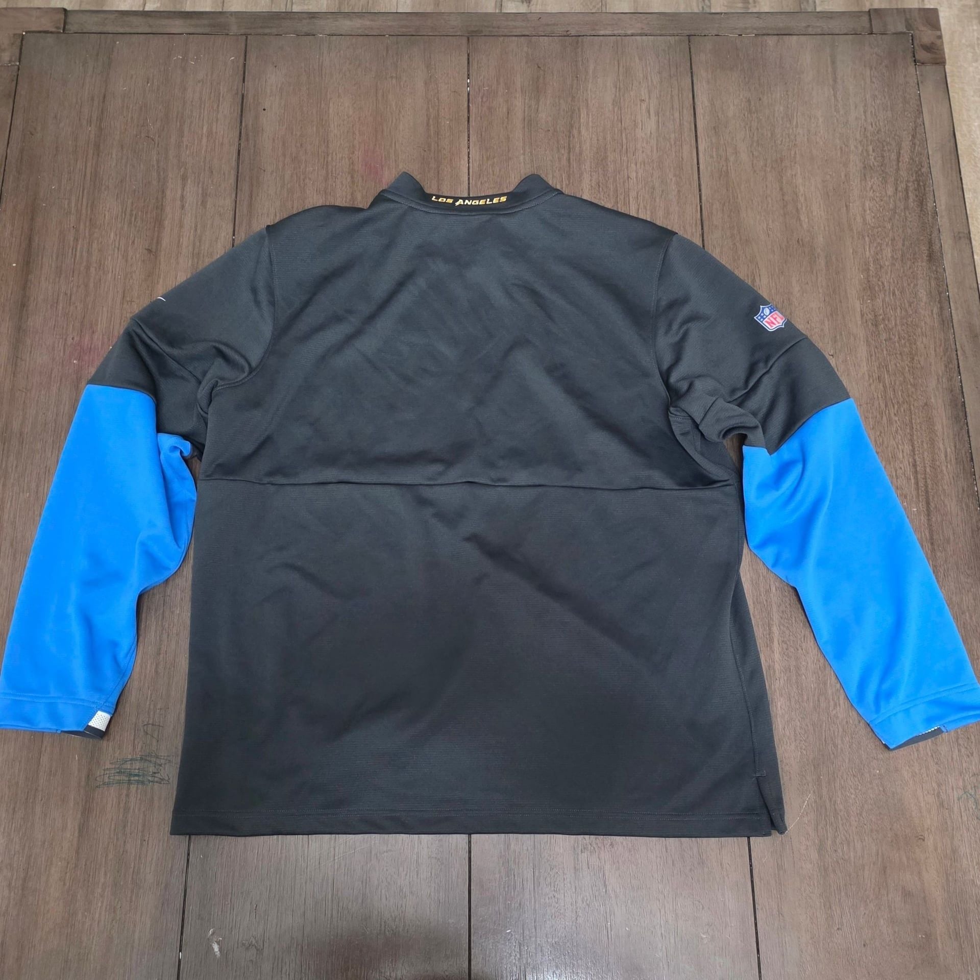 Nike Los Angeles Chargers NFL On-Field Dri-FIT 1/4-Zip Pullover Jacket XL 8