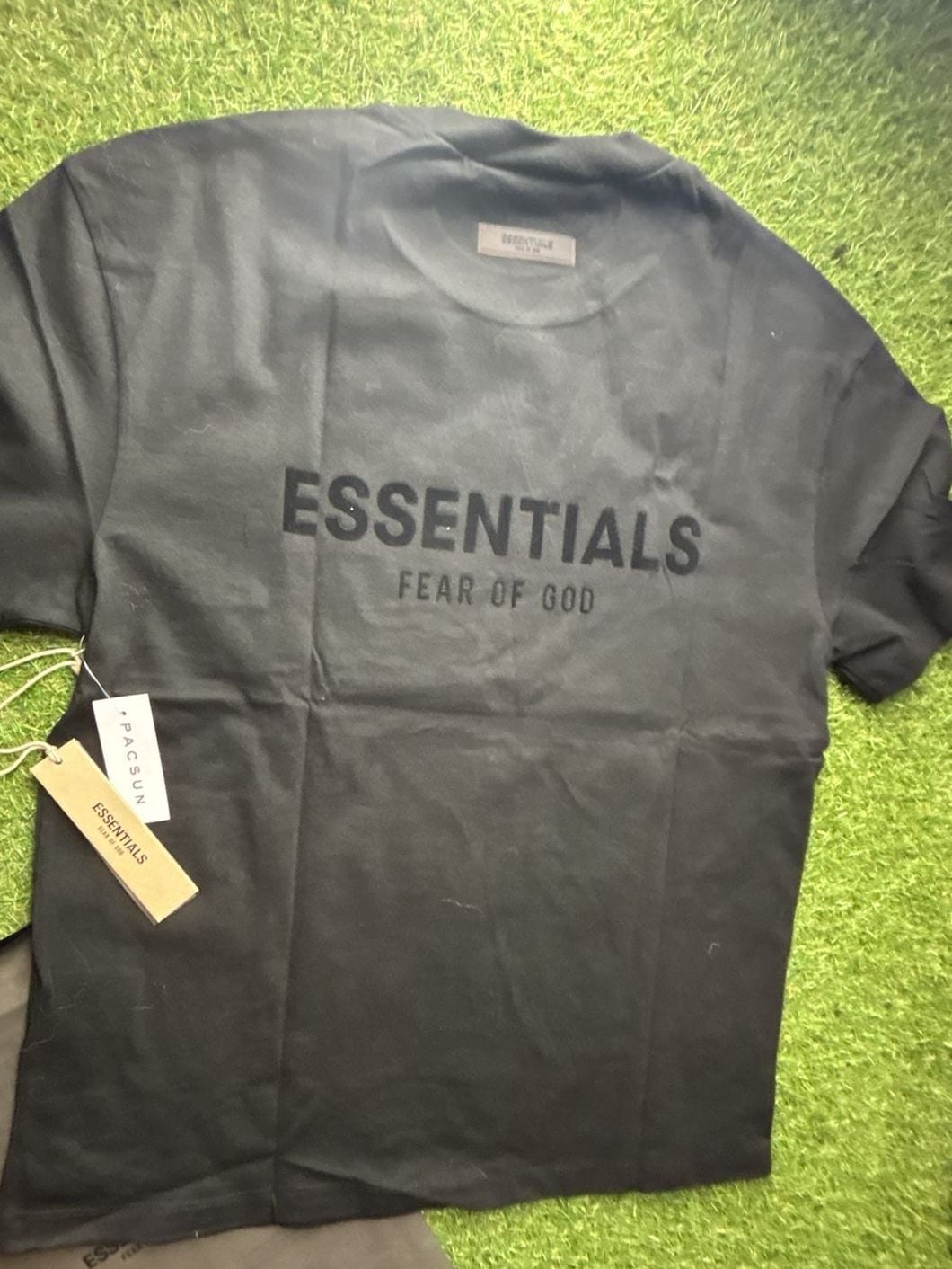 Essentials Fear of God Short Sleeve Crew Neck T-Shirt in Stretch Limo 7