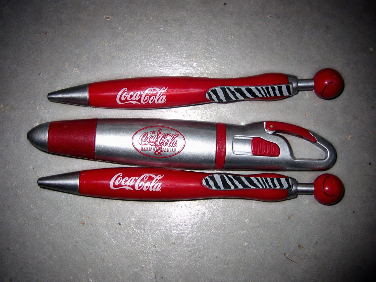 Lot of 3 Vintage Coca-Cola Promotional Pens 2