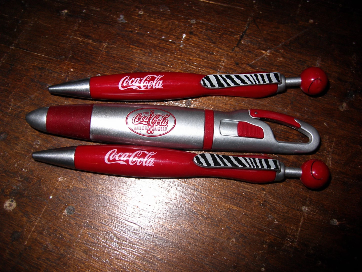 Lot of 3 Vintage Coca-Cola Promotional Pens 3