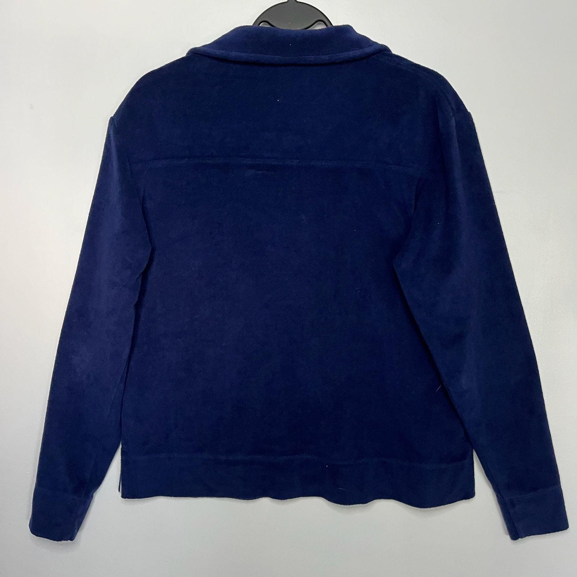 Vineyard Vines Terry Cloth Long Sleeve Polo Navy Blue Size XS 10