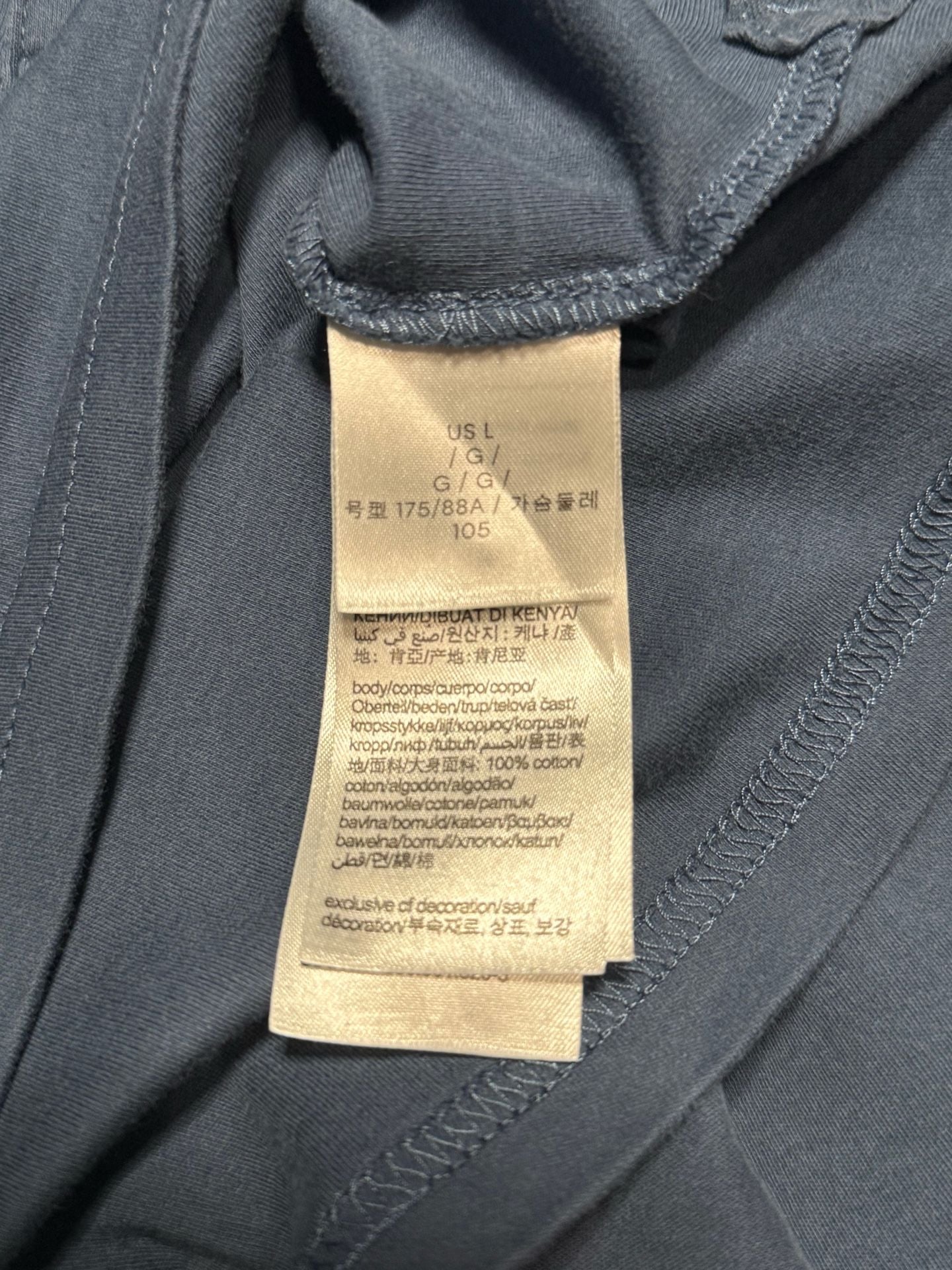 Calvin Klein Men's Liquid Touch Polo Shirt Blue Size Large 6
