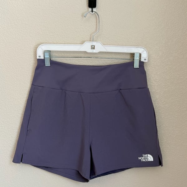 The North Face On The Trail Shorts Girls Size XL 14/16 Purple FlashDry