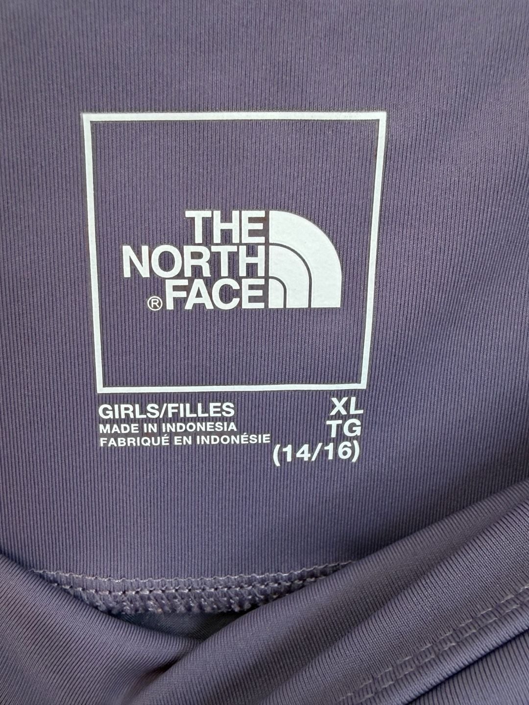 The North Face On The Trail Shorts Girls Size XL 14/16 Purple FlashDry 4