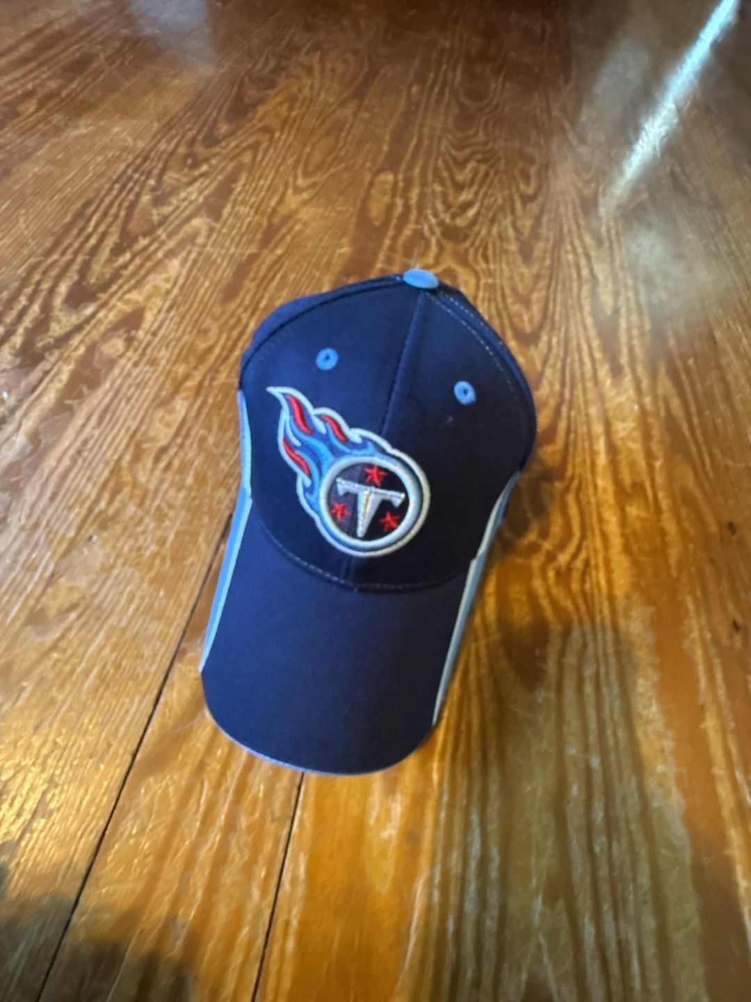 NFL Team Apparel Tennessee Titans Blue Strapback Hat 2