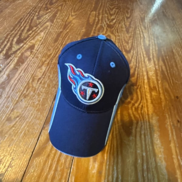 NFL Team Apparel Tennessee Titans Blue Strapback Hat