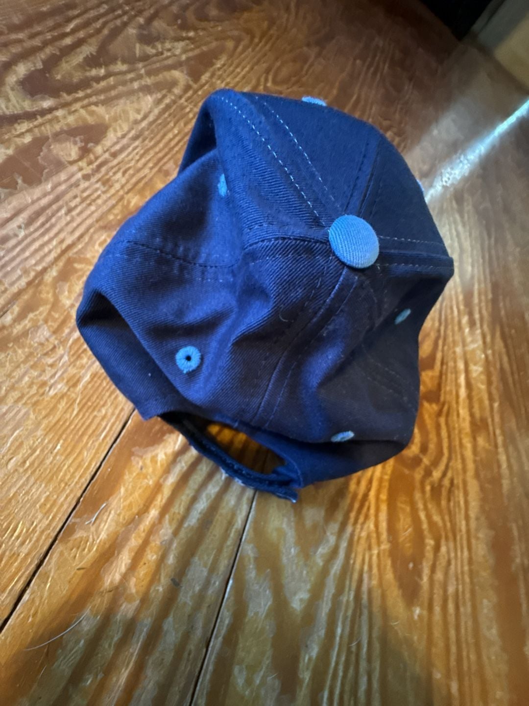 NFL Team Apparel Tennessee Titans Blue Strapback Hat 4