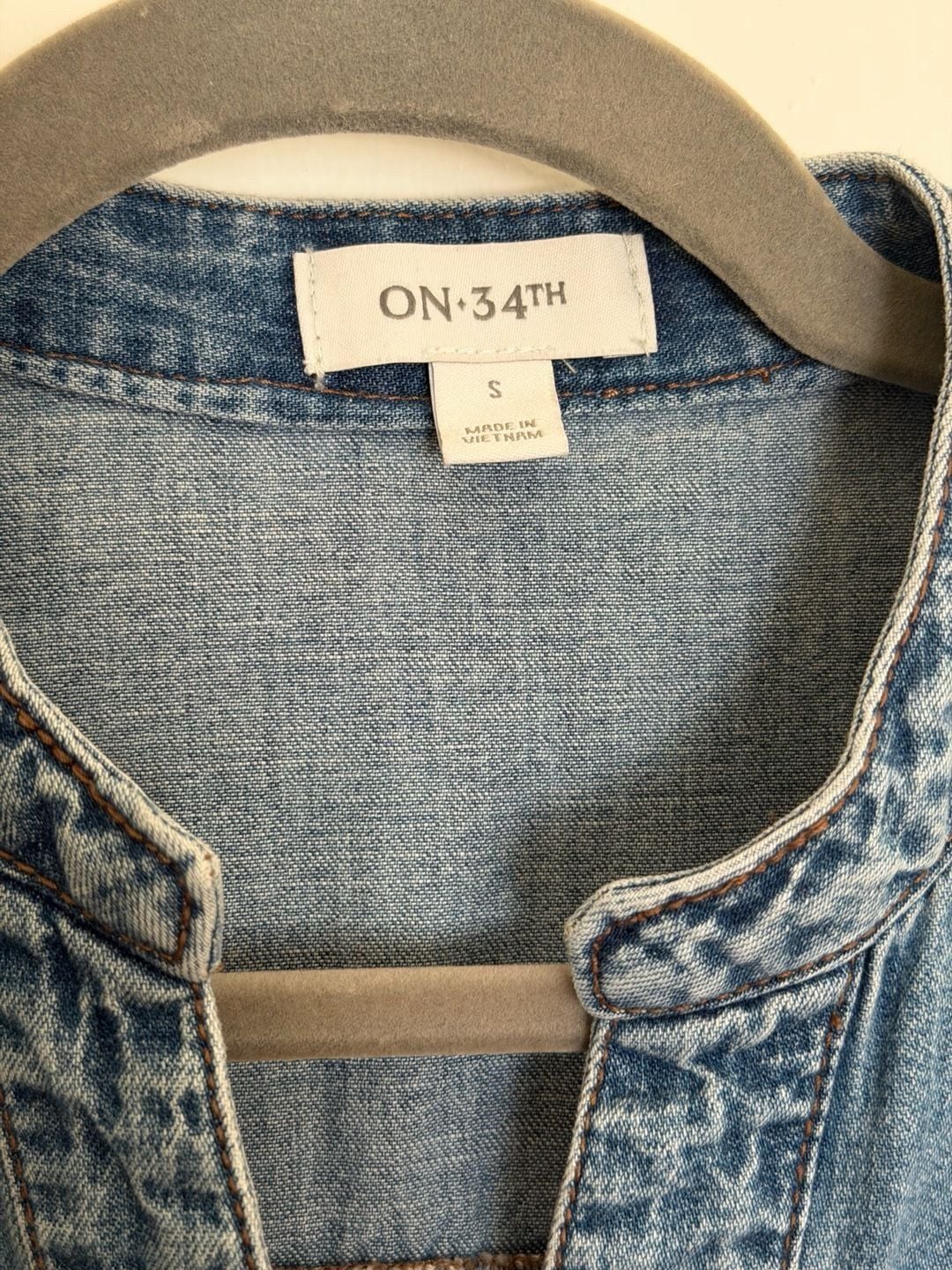 Three tier denim dress 5