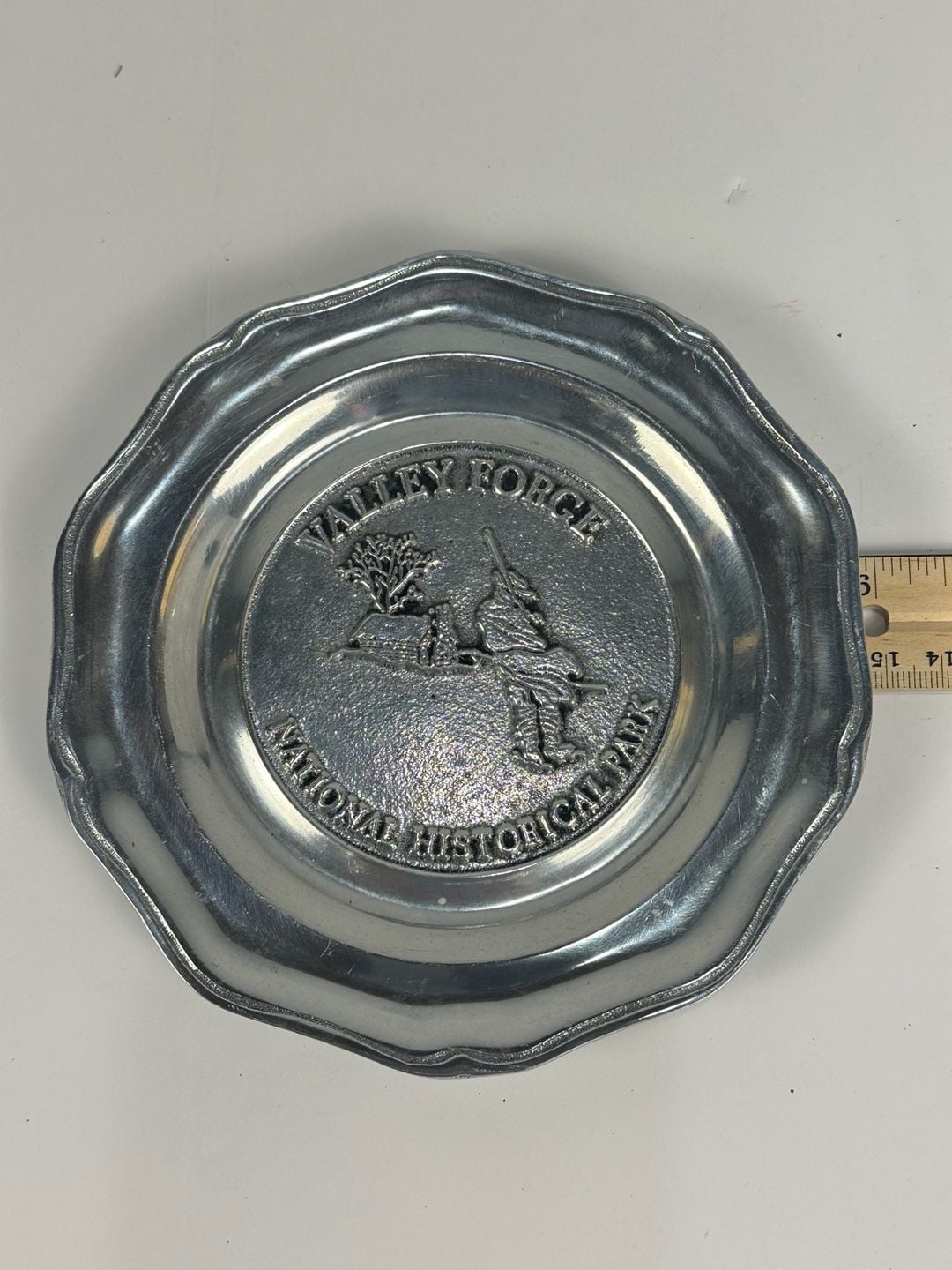Wilton Armetale Valley Forge National Historical Park Pewter Alloy Plate 6" 1