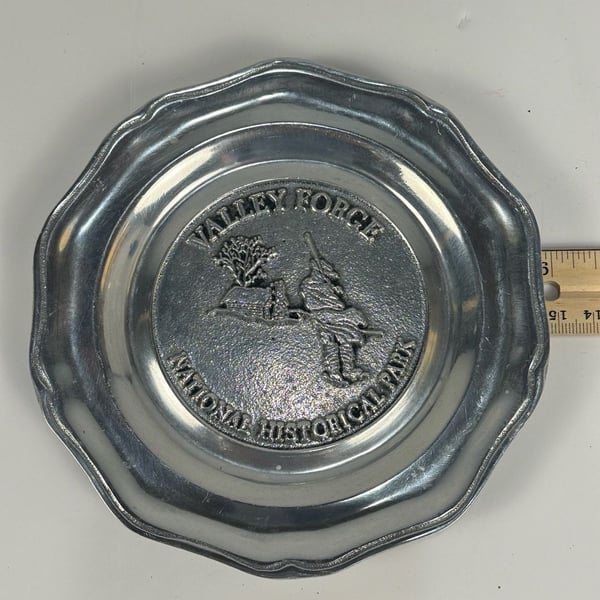 Wilton Armetale Valley Forge National Historical Park Pewter Alloy Plate 6"