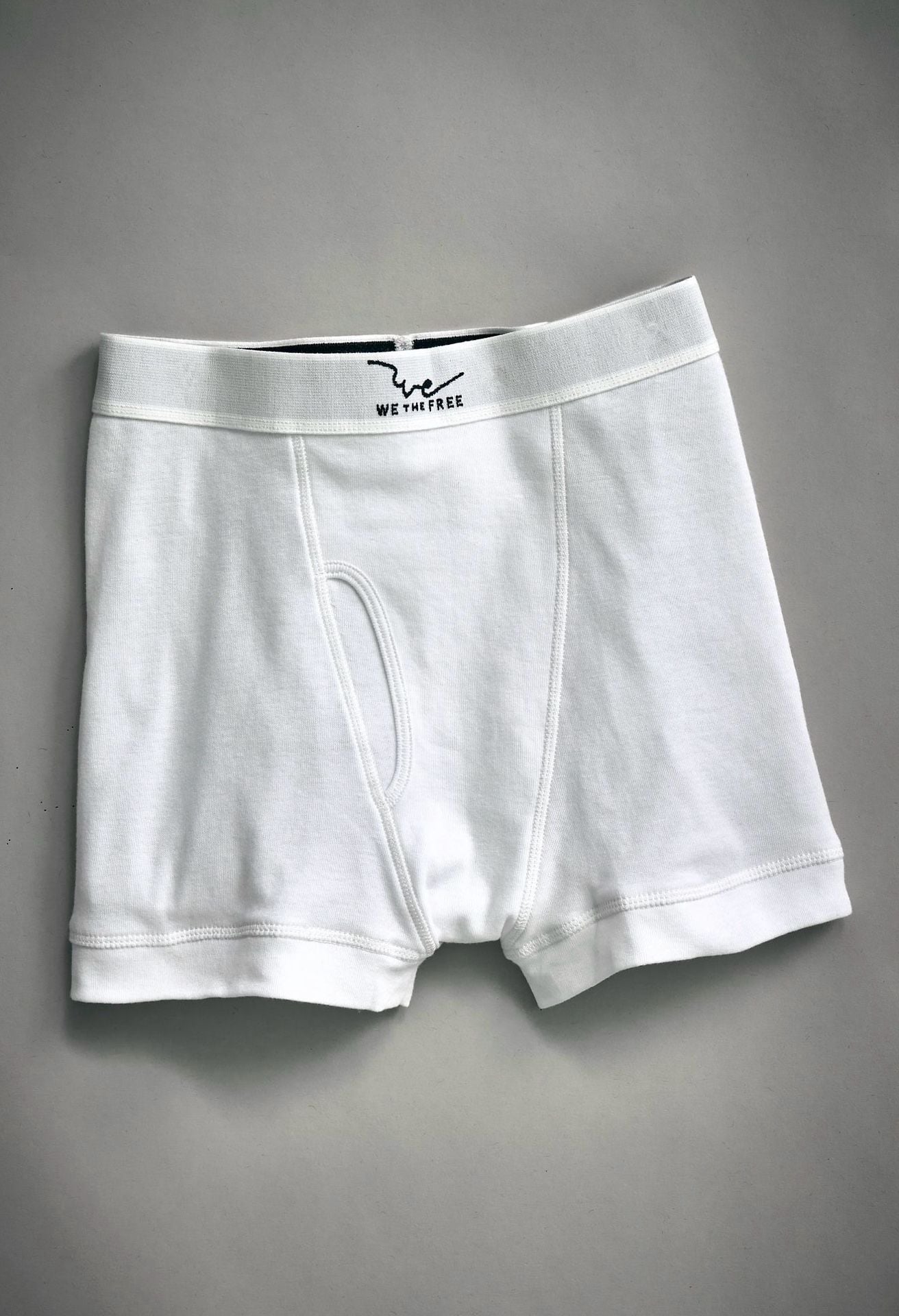 We The Free Cotton Boxer Briefs GREY & WHITE size SMALL NWT 2