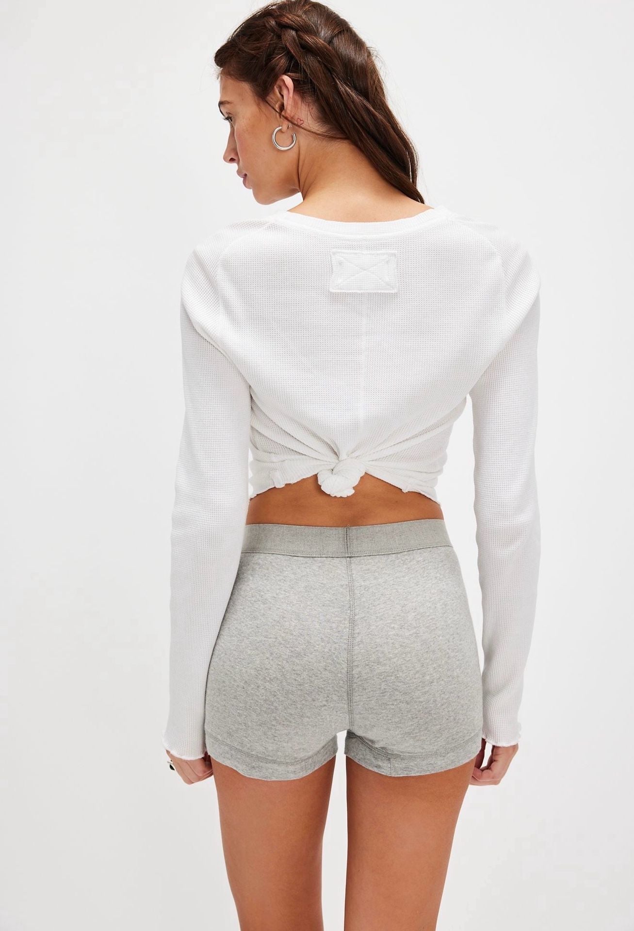 We The Free Cotton Boxer Briefs GREY & WHITE size SMALL NWT 5
