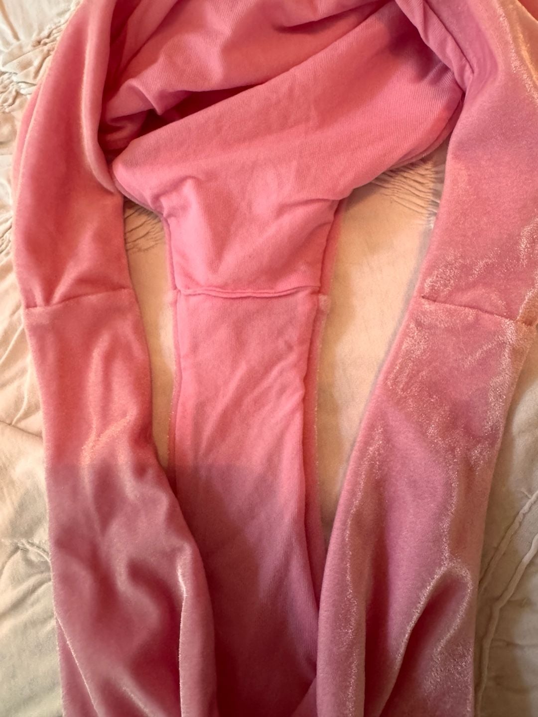 Balmain Logo-Embellished Velvet Bikini Set Pink 8