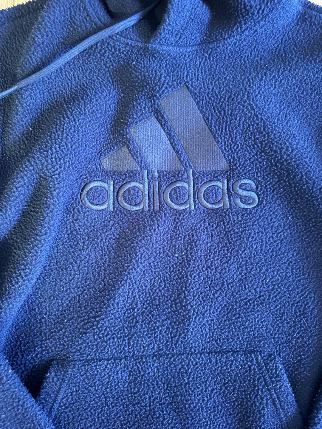 Adidas Men's Athletics Sherpa Winter Hoodie Black Size L 8