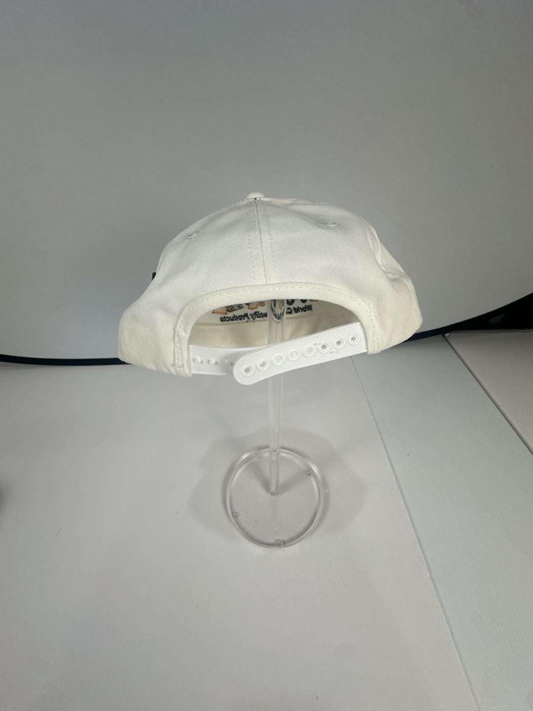 Vintage John Deere Dubuque Works Hat NWT White World Class Snapback Cap 4