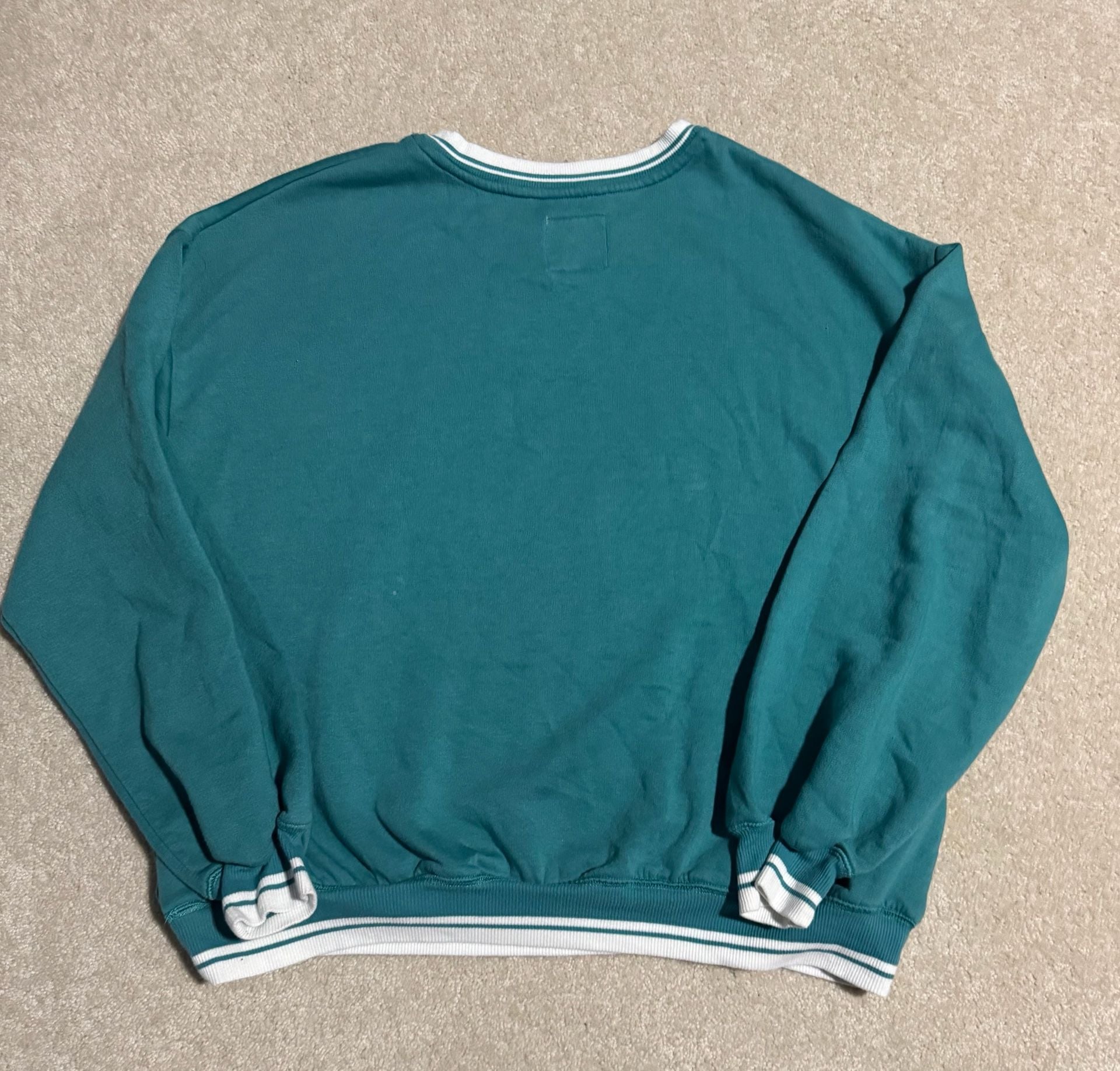 Limited Too Women Hamptons Sailing Club Graphic Sweatshirt Aqua Green 300338J 4