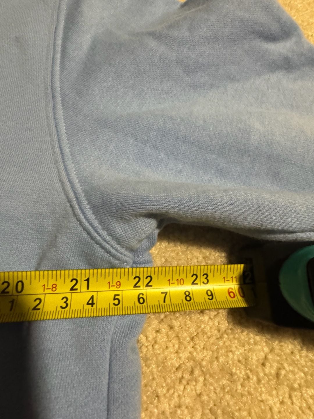 St. John's Bay Light Blue Crewneck Sweatshirt Large 5