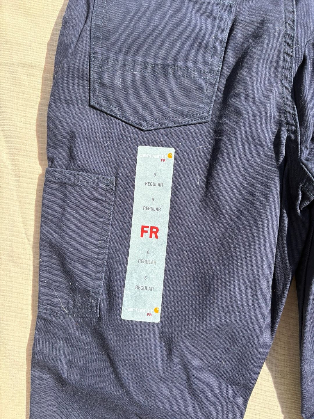Carhartt Women's FR Rugged Flex Canvas Pant Size 6 Regular 102689-410 5