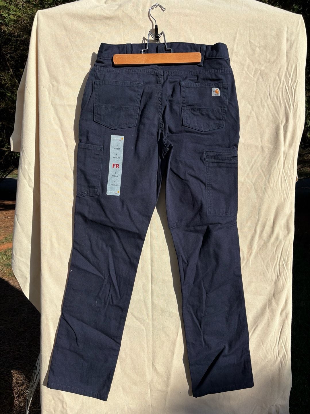 Carhartt Women's FR Rugged Flex Canvas Pant Size 6 Regular 102689-410 6