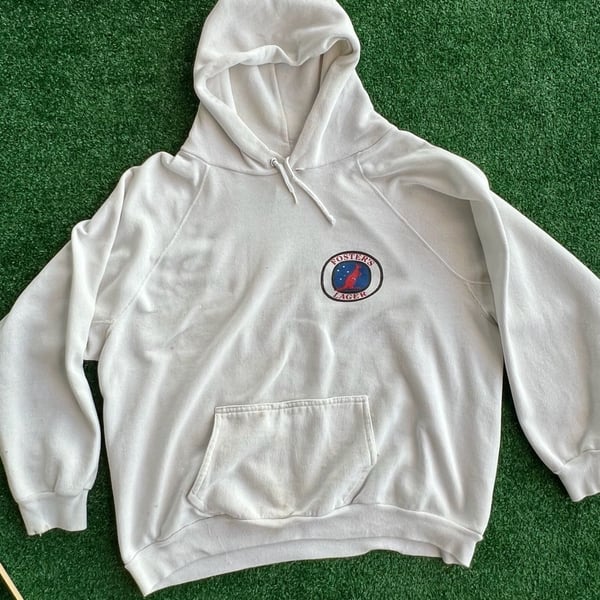 Discus Athletic Vintage Foster's Lager White Heavyweight Hoodie XL