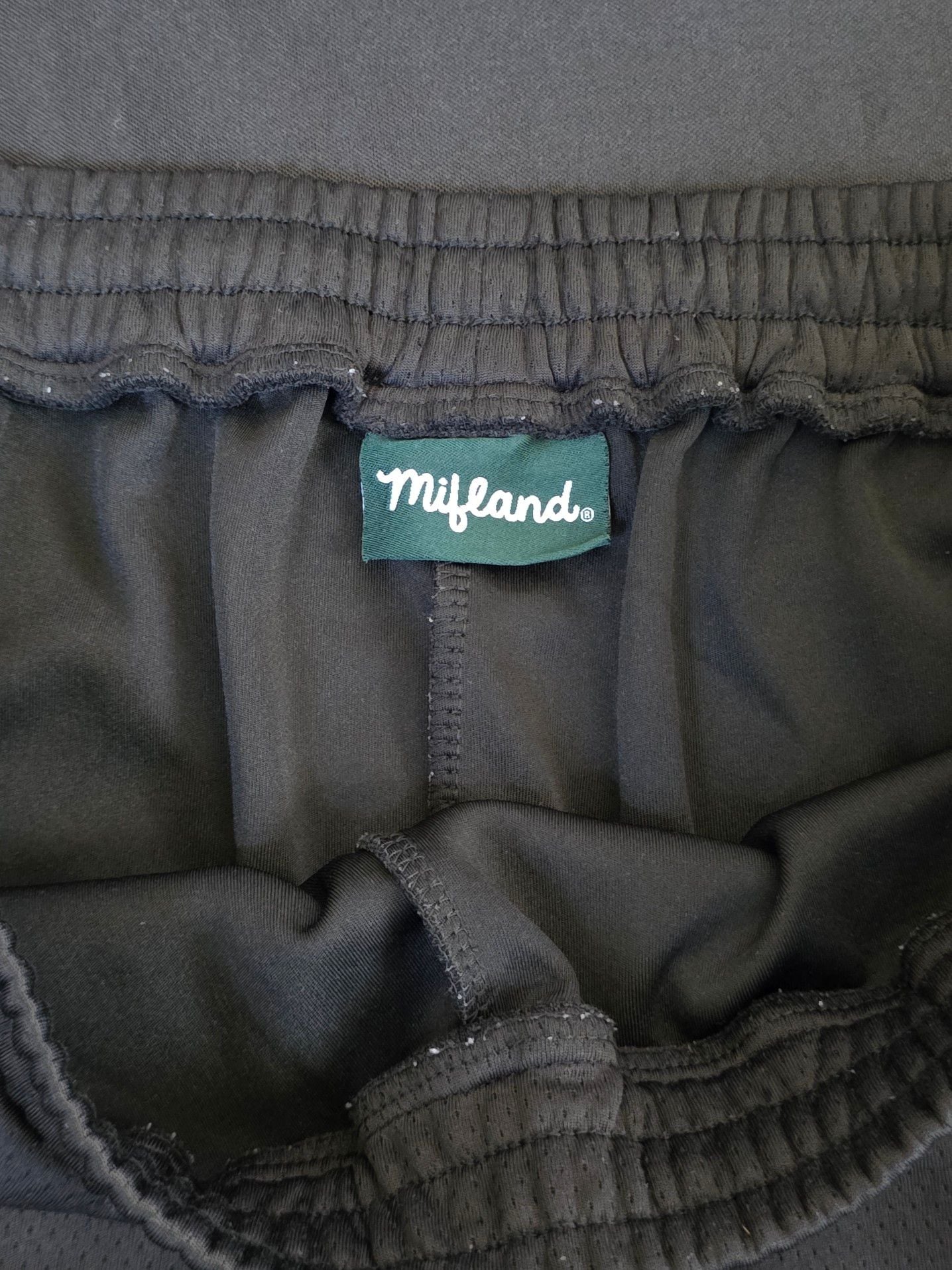 Mifland Black Mesh Athletic Shorts with Drawstring Size L 5