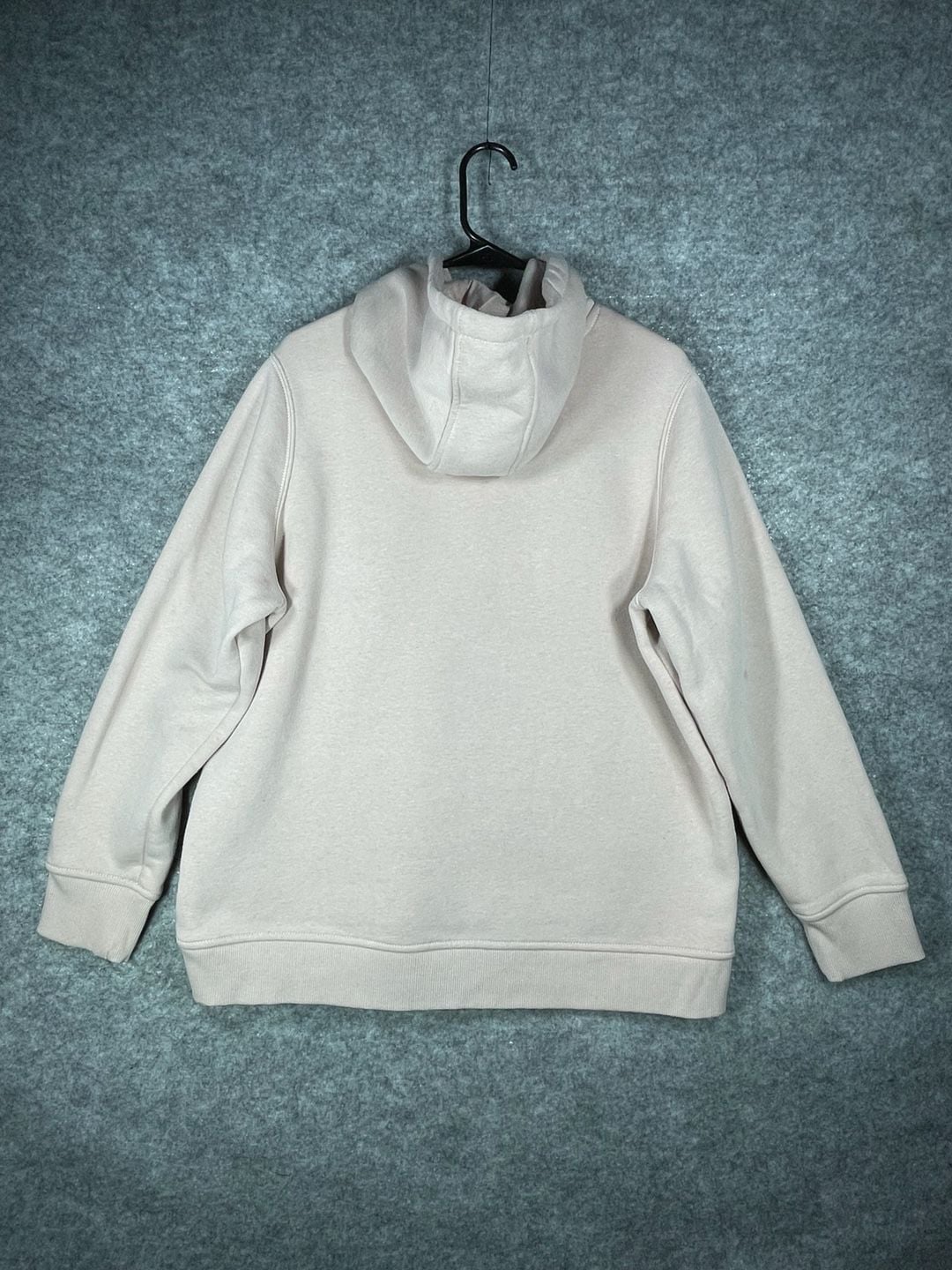 Carhartt Women's Relaxed Fit Midweight Logo Sleeve Hoodie Cream Malt Size 1X 7