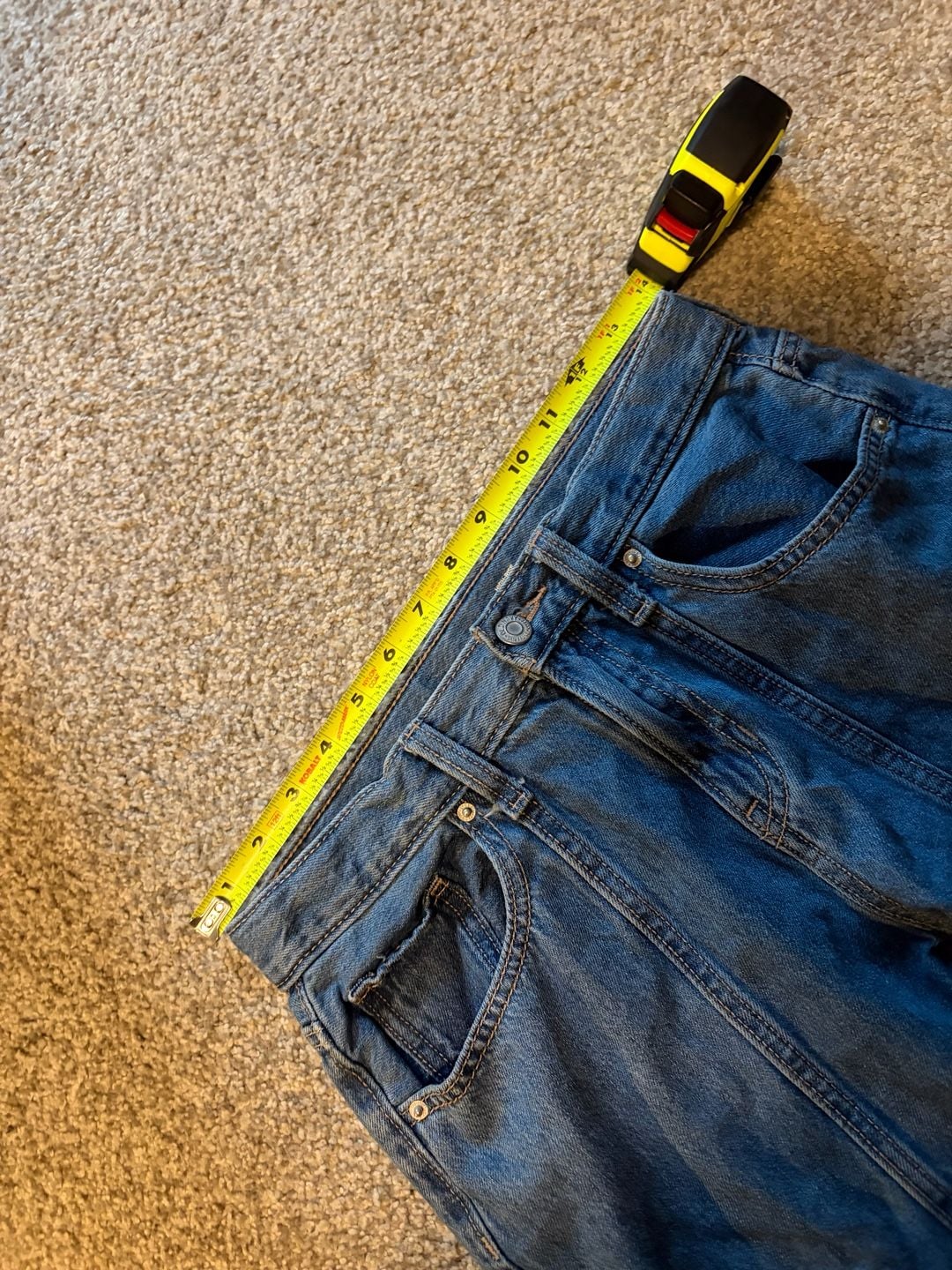 Old Navy High-Rise Baggy Cargo Jeans Size 14 4