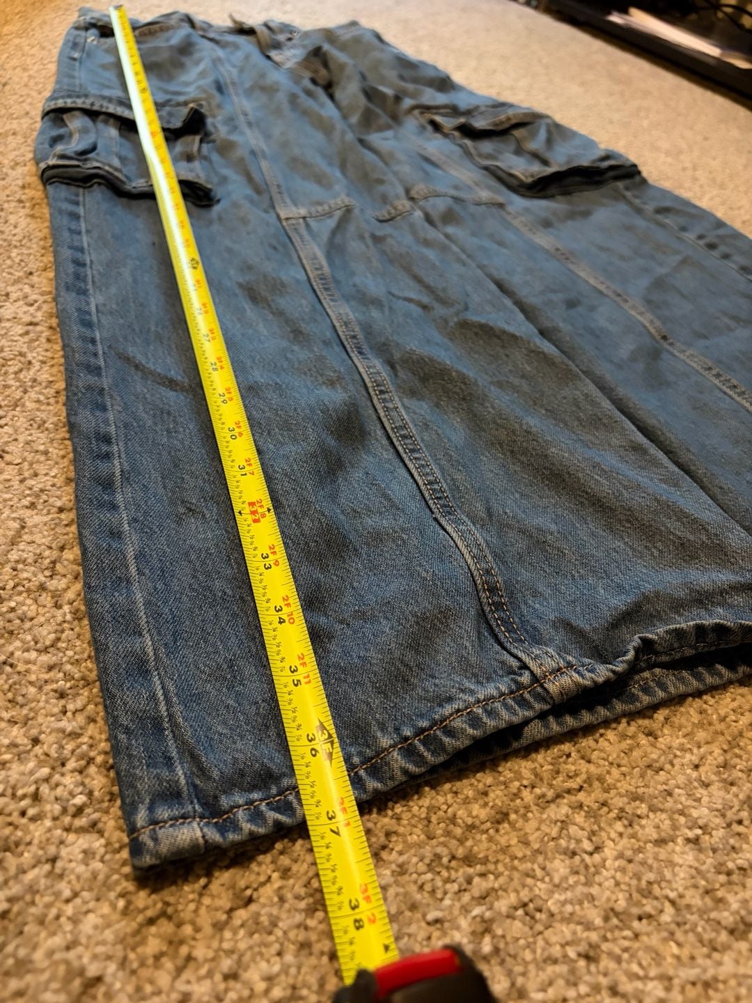 Old Navy High-Rise Baggy Cargo Jeans Size 14 5