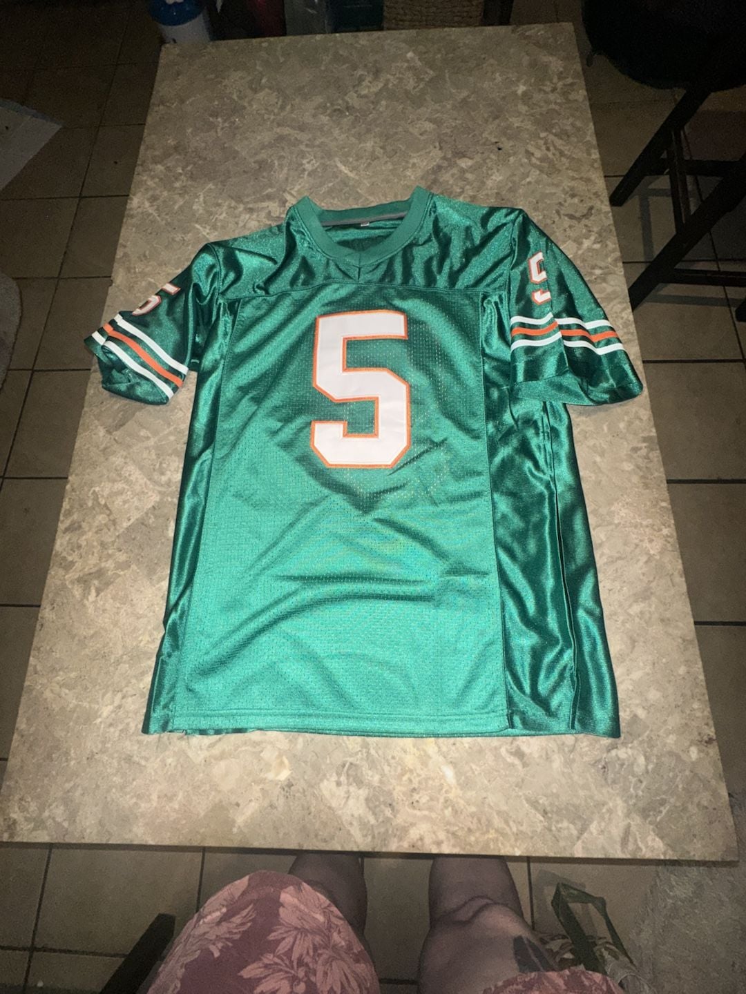 Ray Finkle #5 Ace Ventura Pet Detective Miami Dolphins Football Jersey 2