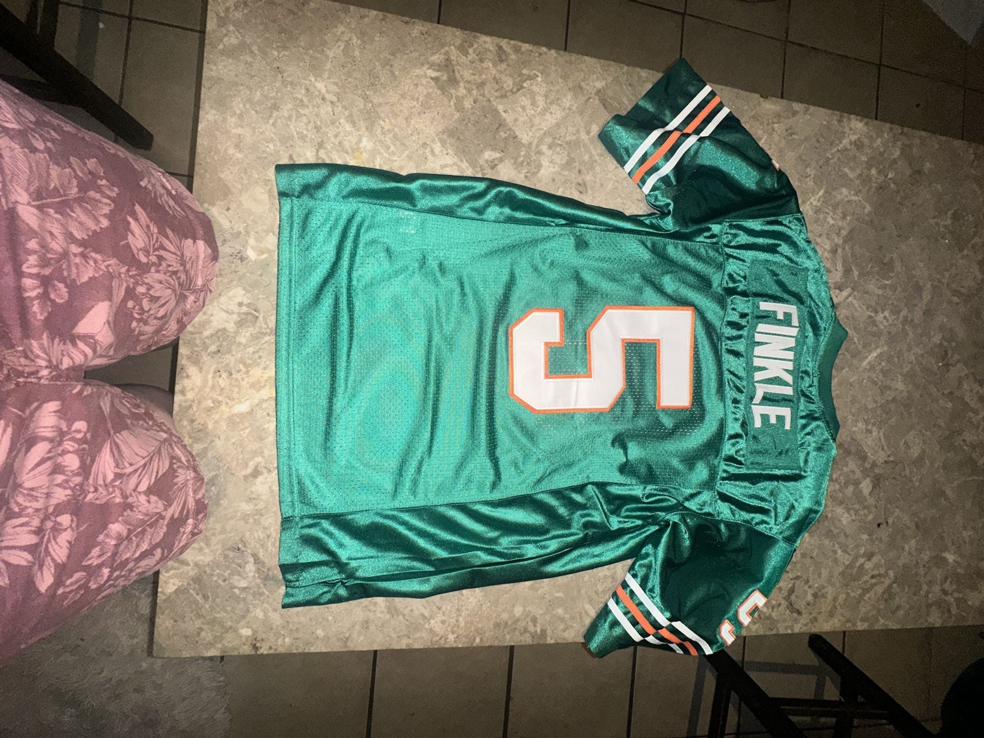 Ray Finkle #5 Ace Ventura Pet Detective Miami Dolphins Football Jersey 4