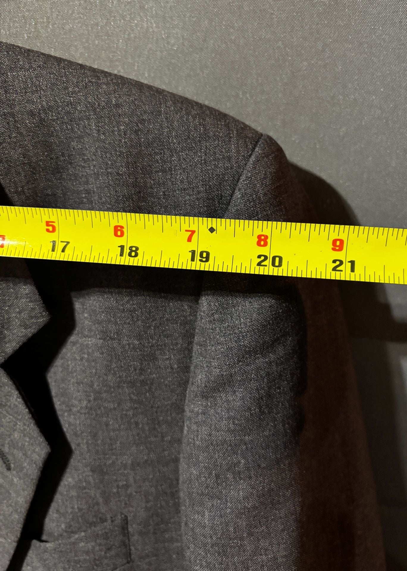 Montebello Made in Italy Gray Pure New Wool Two Button Blazer Sport Coat 5