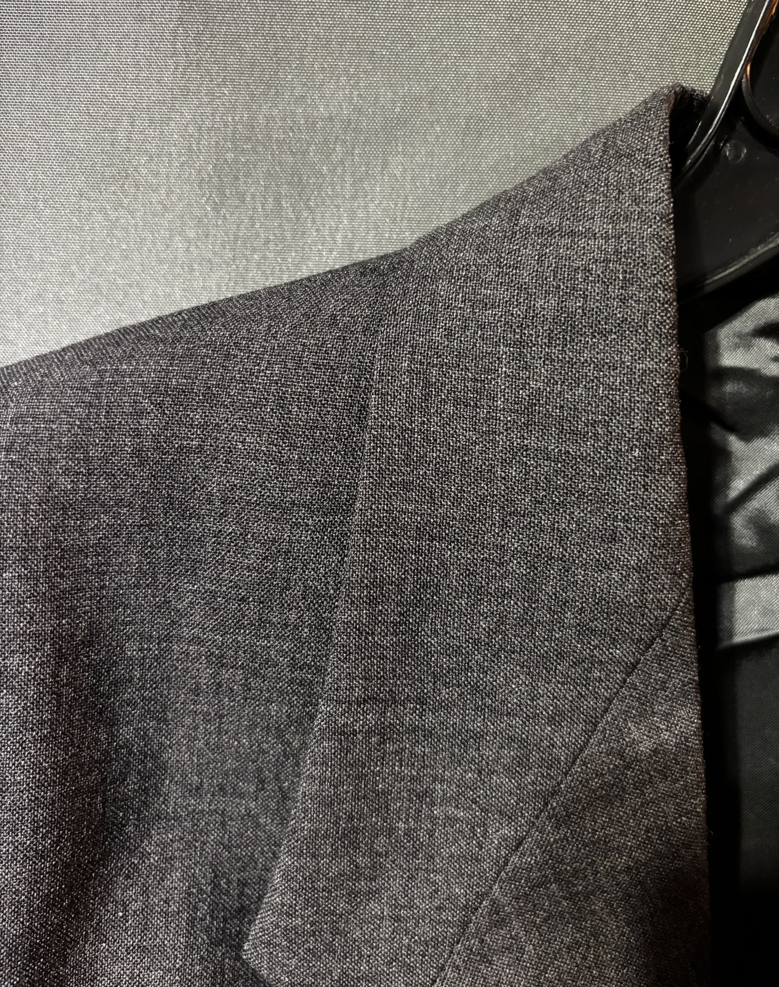 Montebello Made in Italy Gray Pure New Wool Two Button Blazer Sport Coat 8