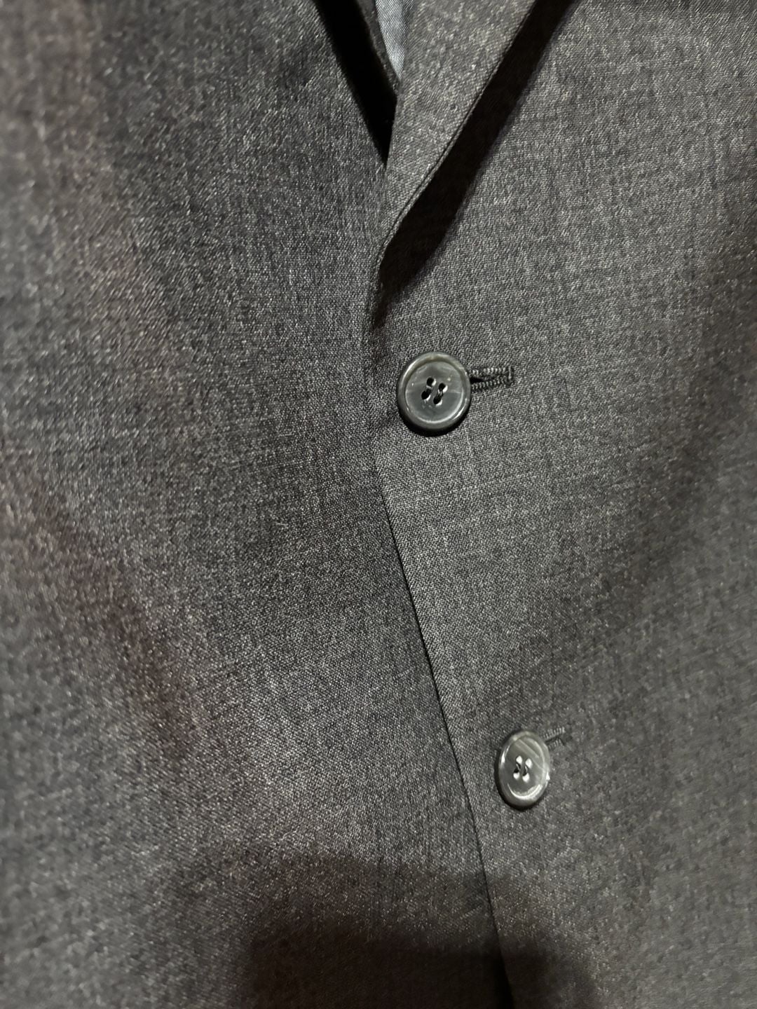 Montebello Made in Italy Gray Pure New Wool Two Button Blazer Sport Coat 9
