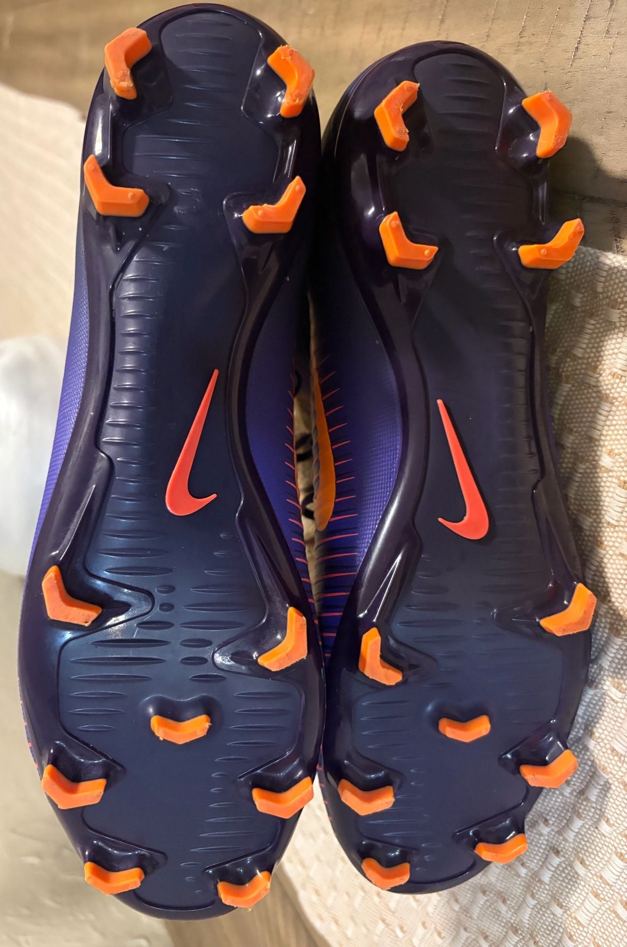 Nike Mercurial Veloce III DF FG Soccer Cleats Purple Dynasty Bright Citrus 10