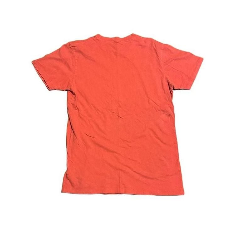 Vintage Abercrombie & Fitch Distressed Graphic Short Sleeve T-Shirt Orange 3