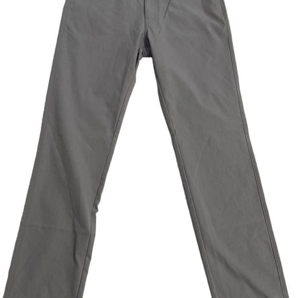 Peter Millar Men's Grey Performance 5-Pocket Pants 33/34