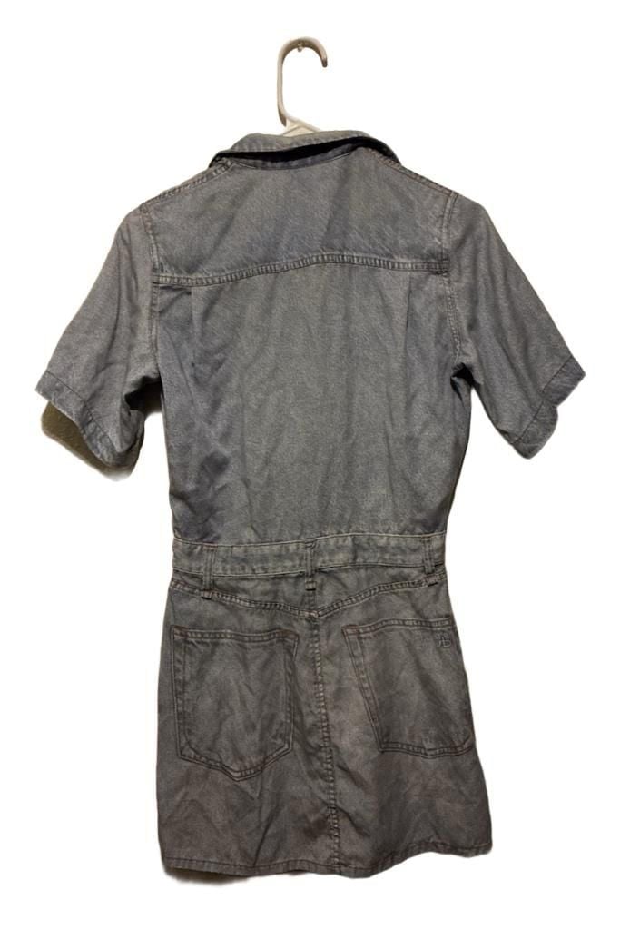 Rag & Bone Liquid Miramar Denim Short Dress Romper Size XS 5