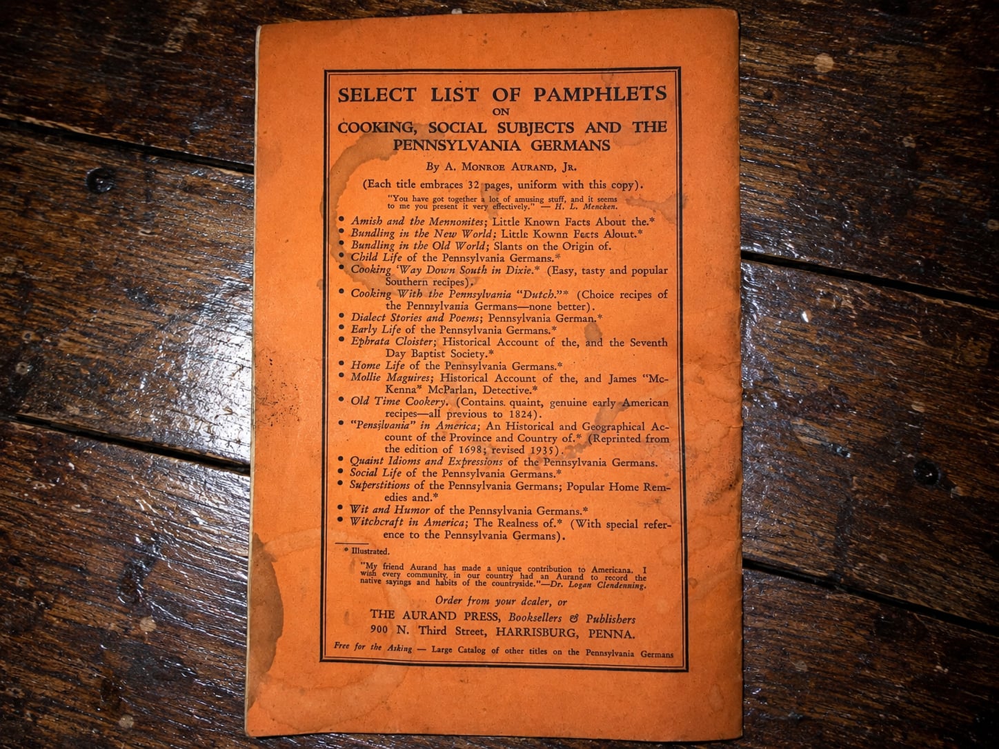Popular Home Remedies & Superstitions Penn. by A. Monroe Aurand, Paperback 1941 3