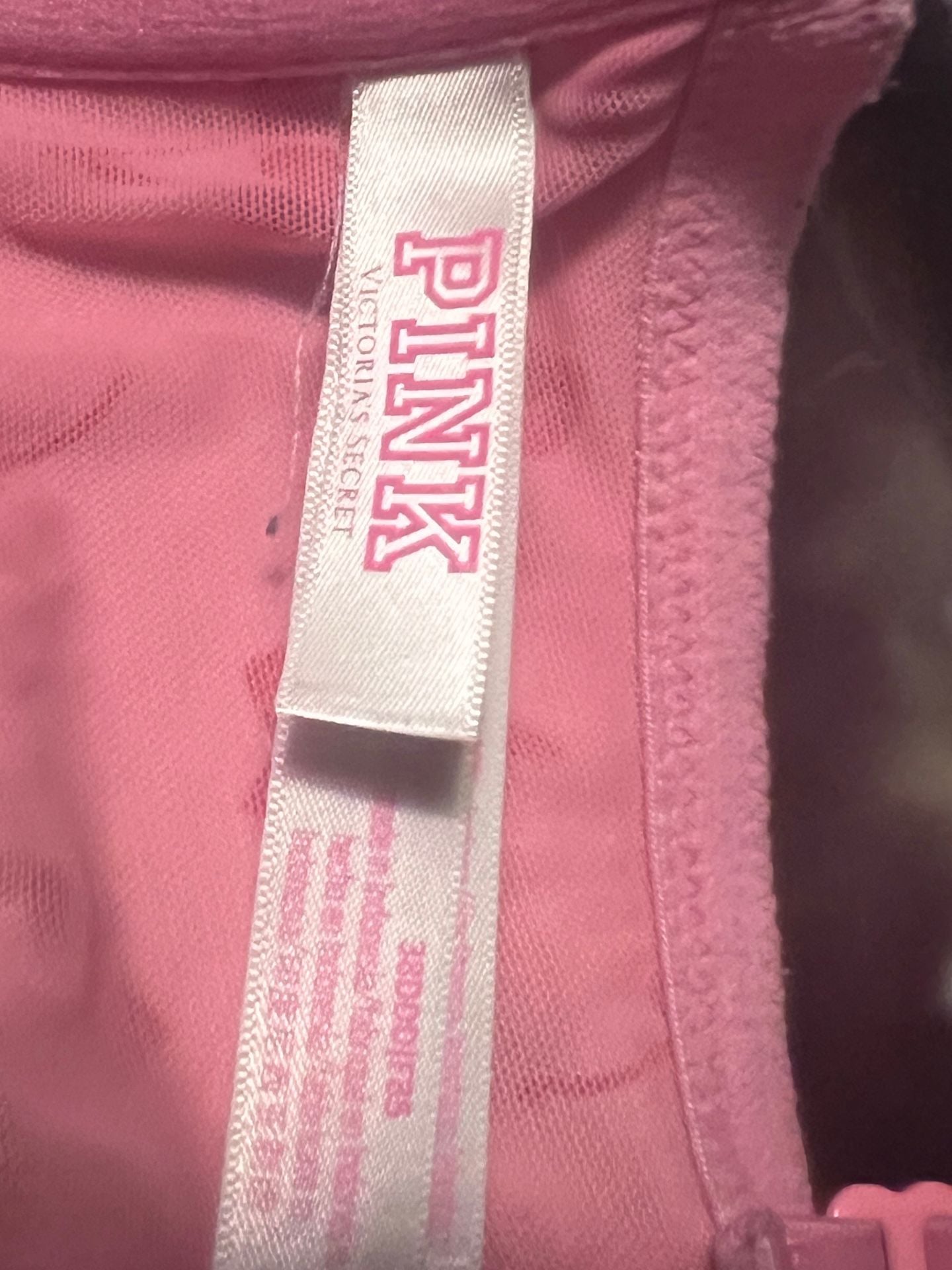 PINK Victoria's Secret Cherry Print Front-Close Lightly Lined Bra 4