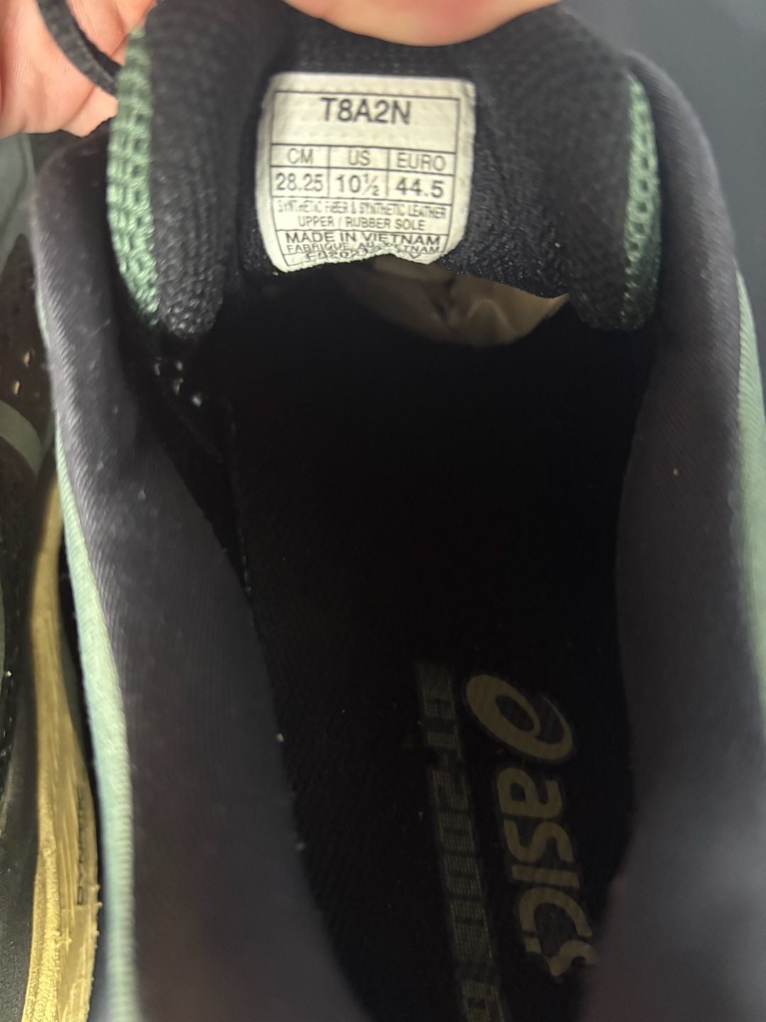 ASICS GT-2000 6 Dark Forest Running Shoes Black Green 7